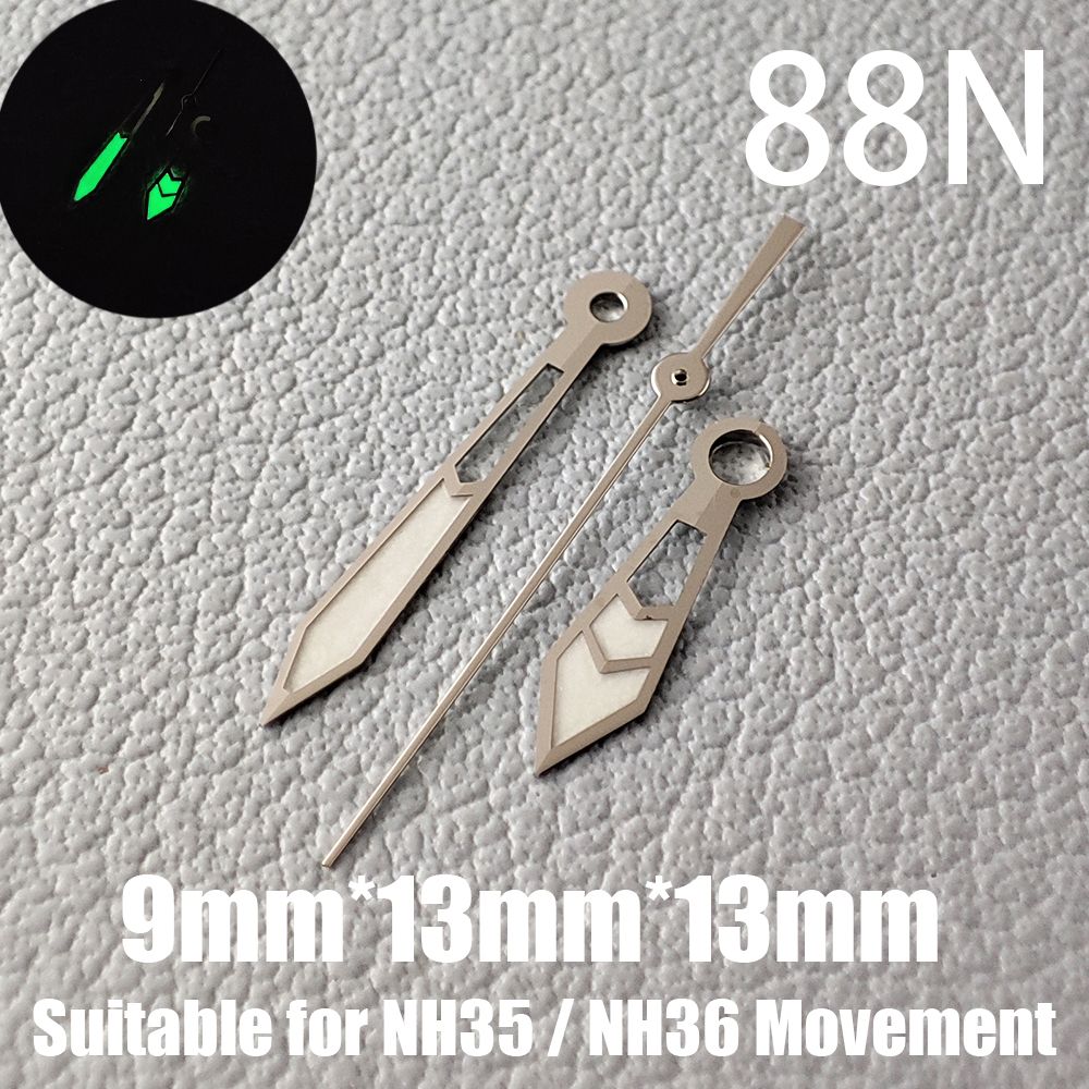 Watch Accessories Watch Hands NH35 Hands C3 Green  Luminous Suitable For NH35/NH36 Movement 39N-93N