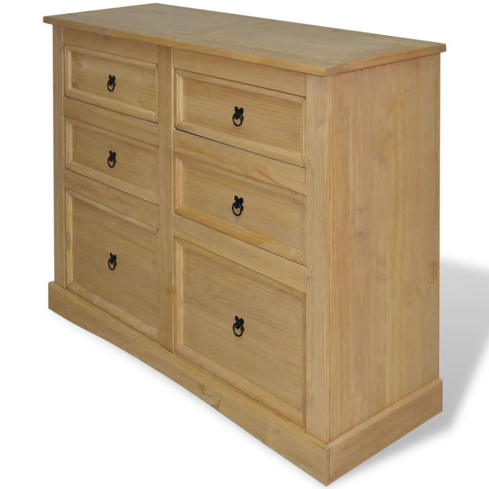 Sideboard Mexican Pine Corona Range 130x48x104 cm