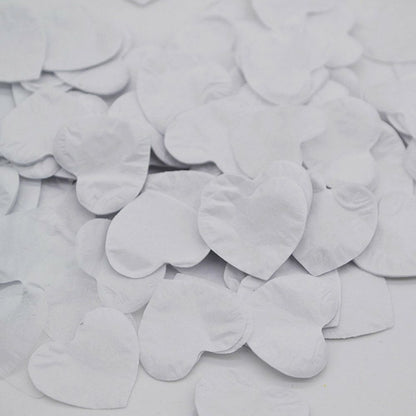 10000pcs Tissue Paper Biodegradable White Heart Confetti Birthday Baby Shower Party Wedding Throwing Supplies