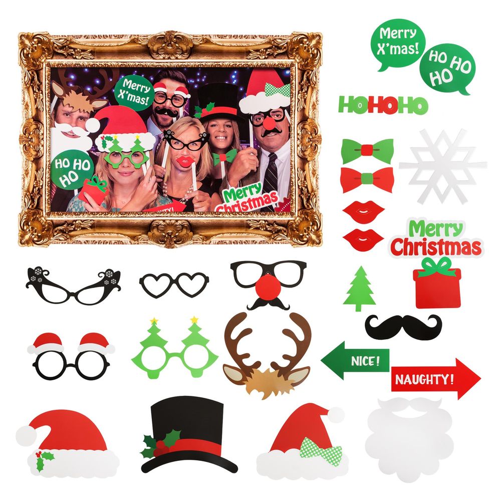 Christmas Photobooth Props