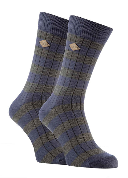 Farah 1920 - 2 Pairs Mens Striped Socks