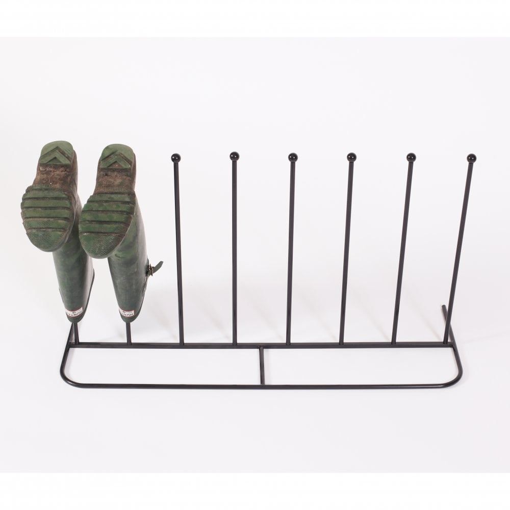 Steel Black Powder Coated Boot Rack