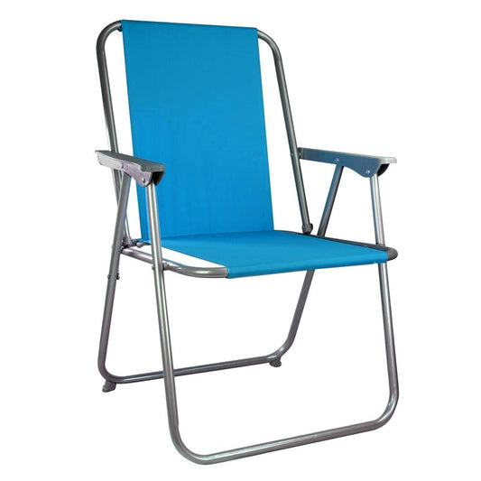 Folding Spring Garden Chair BLUE ZIZ001983_Blue