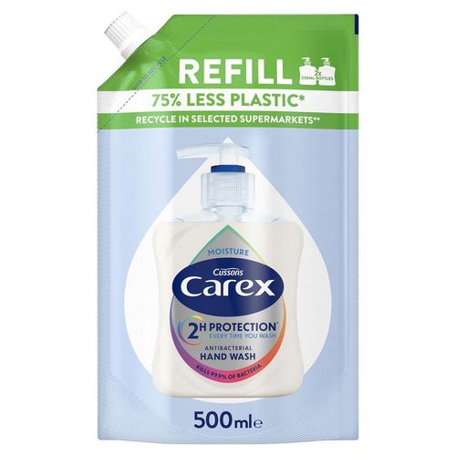 100109916 CAREX HW LIQ 500ML DOY MST PLS ECO GB