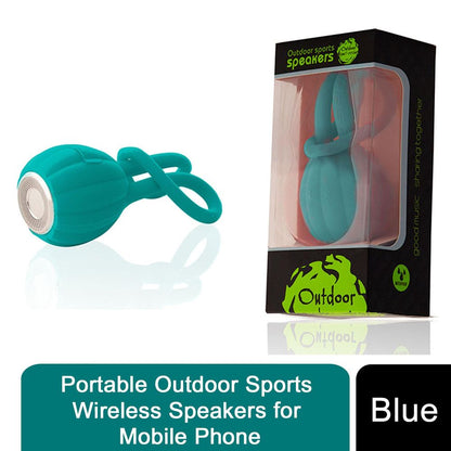 Portable Outdoor Sports Wireless Speakers for Mobile Phone[Blue]