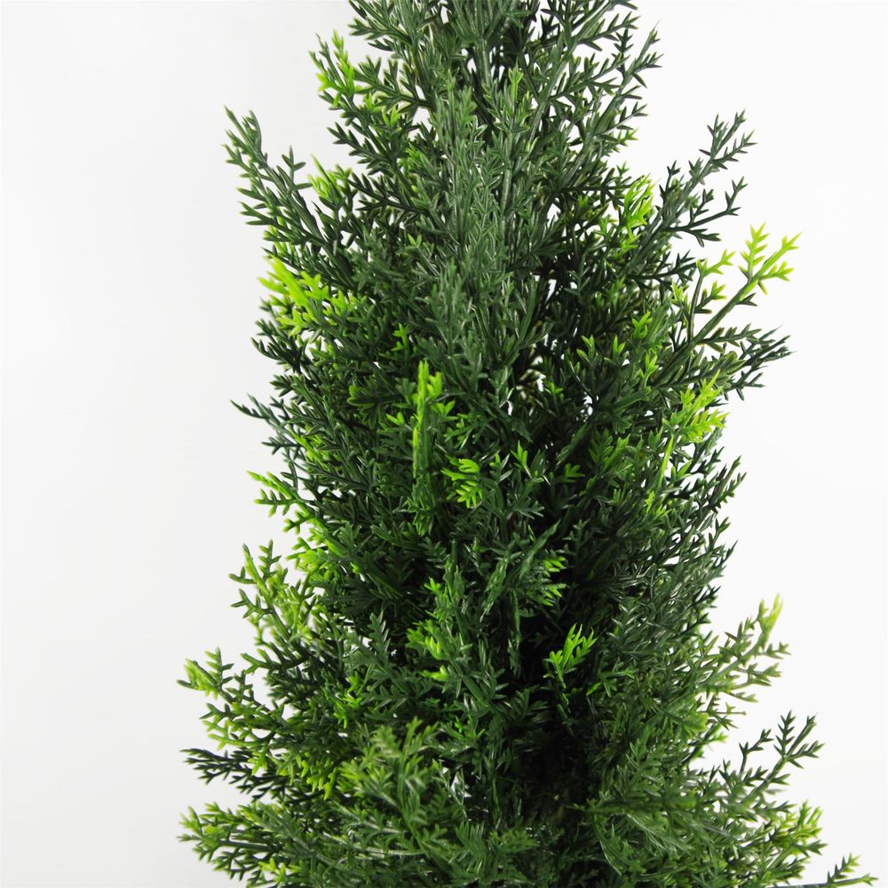 120cm Artificial Cedar Cypress Topiary UV Resistant