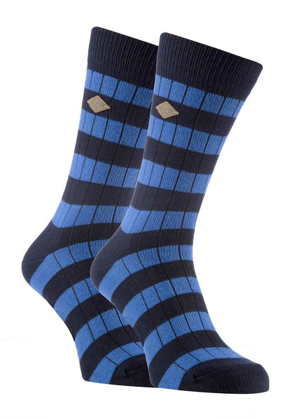 Farah 1920 - 2 Pairs Mens Striped Socks