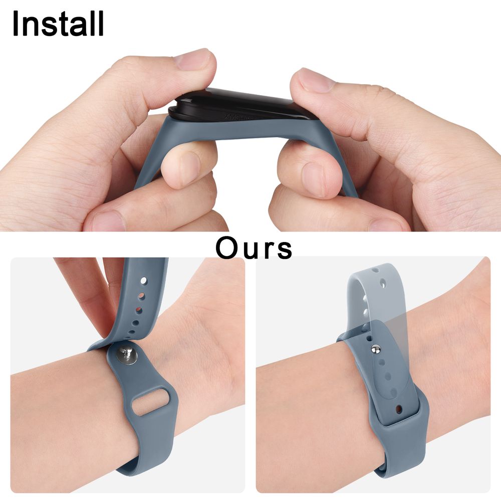 For Xiaomi Mi Band 5 6 Band Silicone Strap Wristband Watchband for Xiaomi Mi Band 5 6 Miband 5 6 Strap Xiaomi Smartwatch Mi6 Mi5