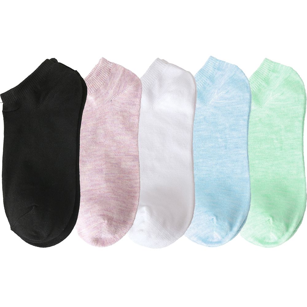 10 Pieces = 5 Pairs Women Female Girls Invisible Soft Sock Slippers Casual Fashion Summer Shallow Mouth Cotton Short Ankle Socks