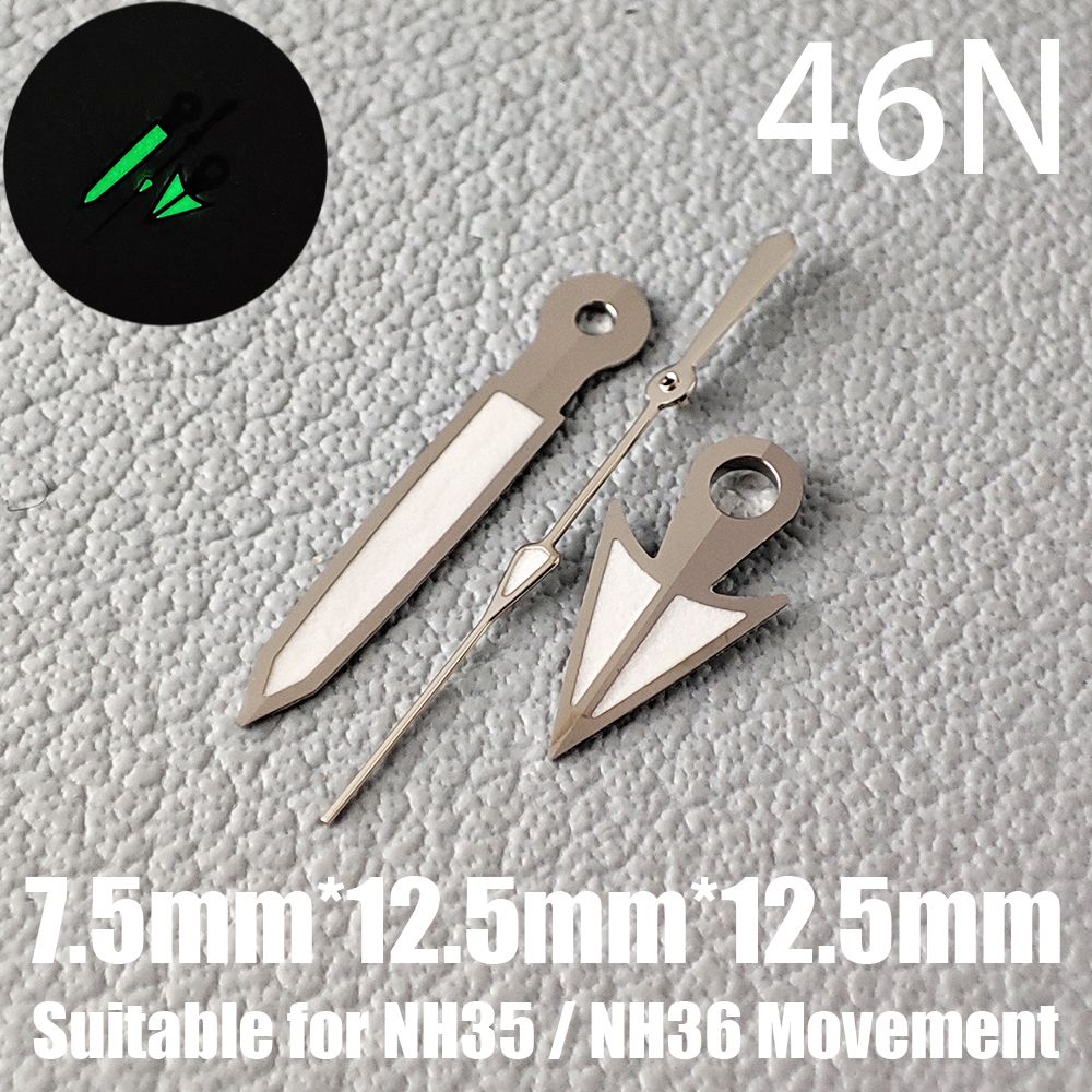 Watch Accessories Watch Hands NH35 Hands C3 Green  Luminous Suitable For NH35/NH36 Movement 39N-93N