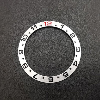 38mm High Quality Ceramic / Aluminium Bezel GMT Insert Ring Inner Diameter 30.5mm Suitable For 40mm Men's Case Watch Accessories