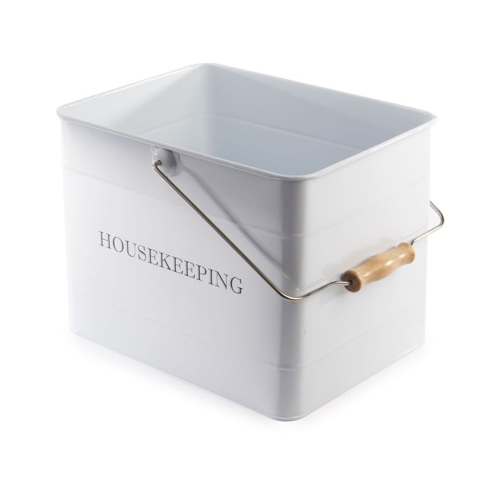 Vintage Housekeeping Cleaning Caddy White | M&W