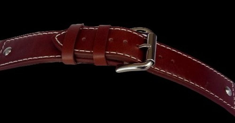 Strond DC-3 Vintage Italian Leather Watch Strap Quick Release Spring Bar