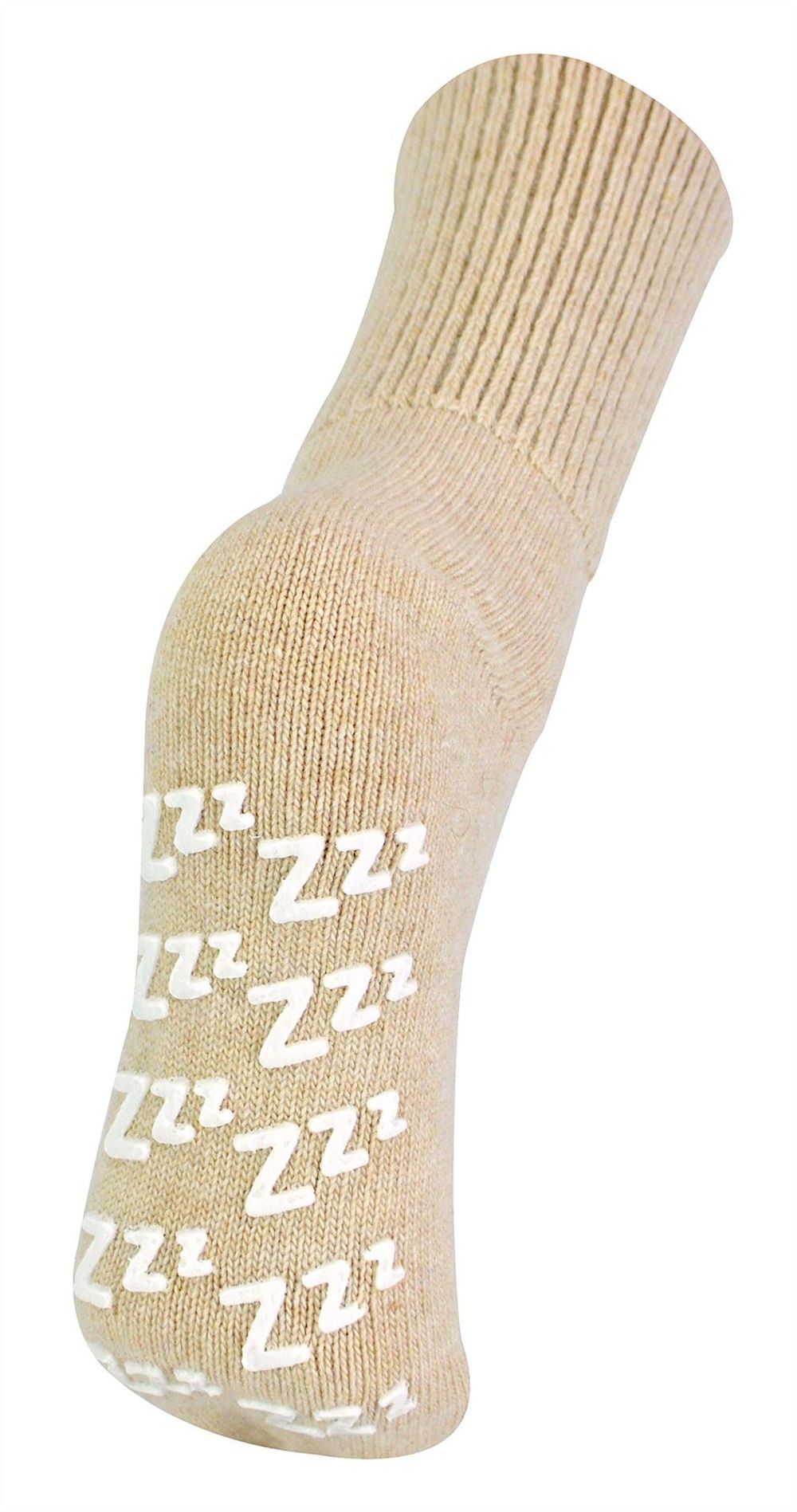 Ladies Cashmere Bed Socks with Zzz's