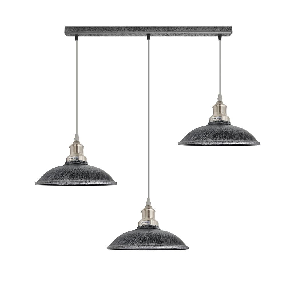 Industrial Vintage Kitchen Lights Chandelier Metal Shade Hanging E27 Pendant