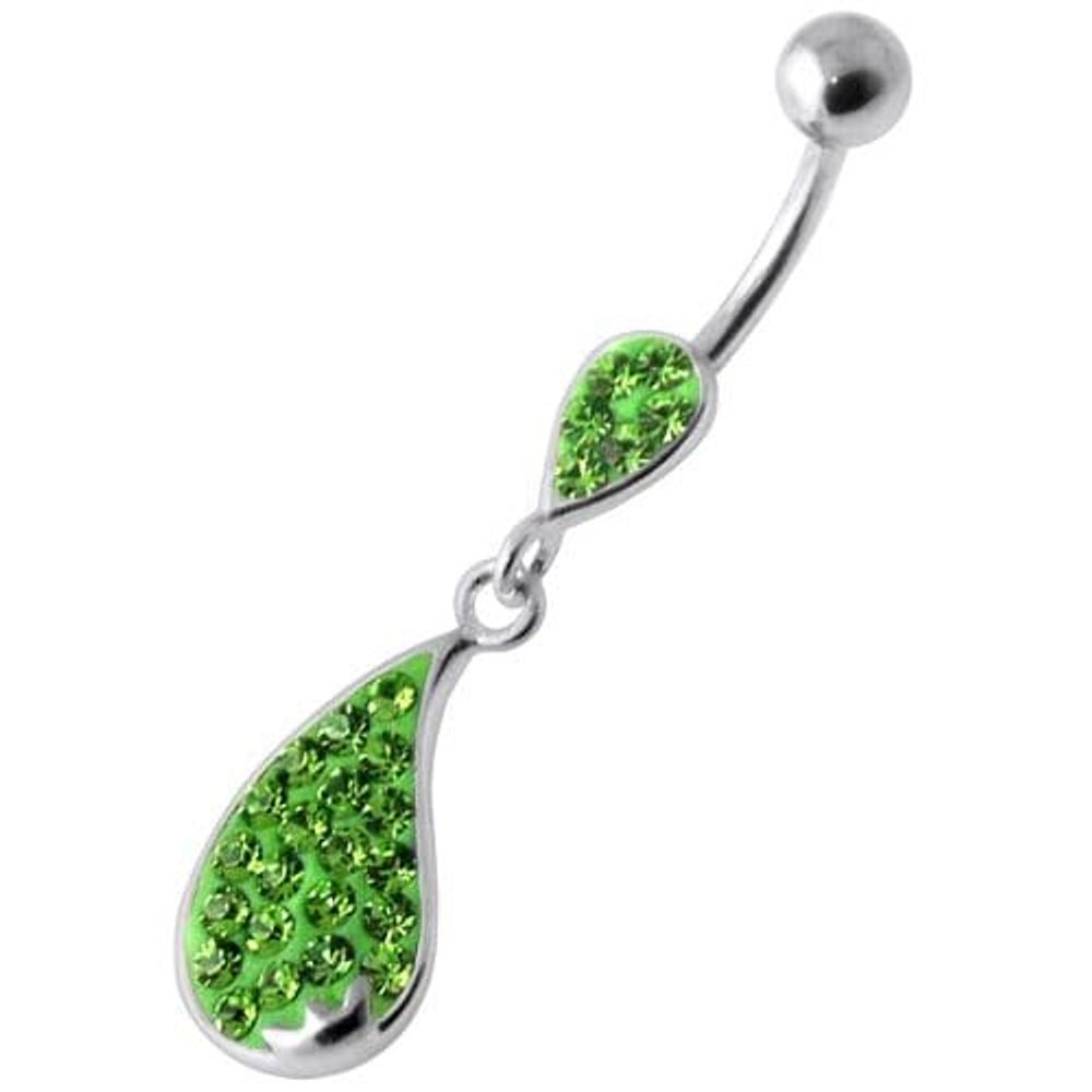 eweled Dangling Belly bar Banana