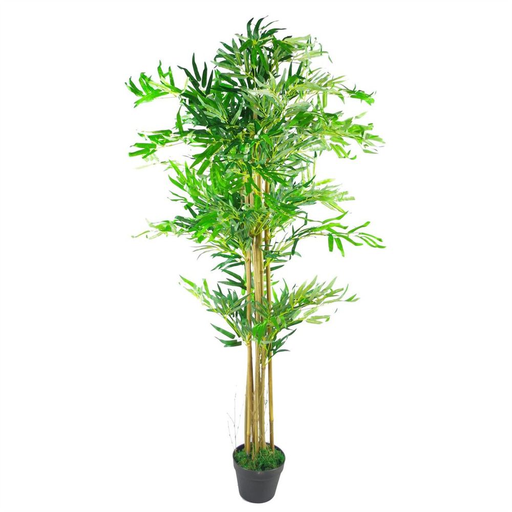 150cm (5ft) Realistic Artificial Bamboo Plants Trees - XL with Copper Metal Planter