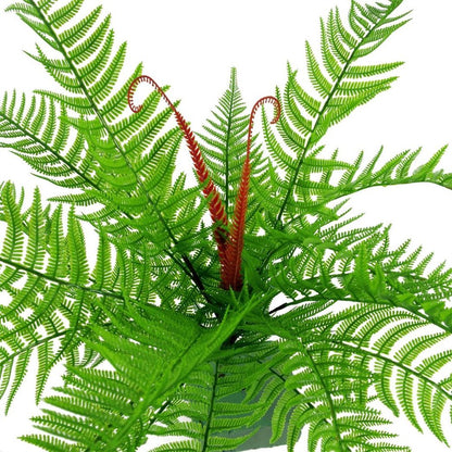 60cm Artificial Bushy Dixie Wood Fern Dark Green Plant