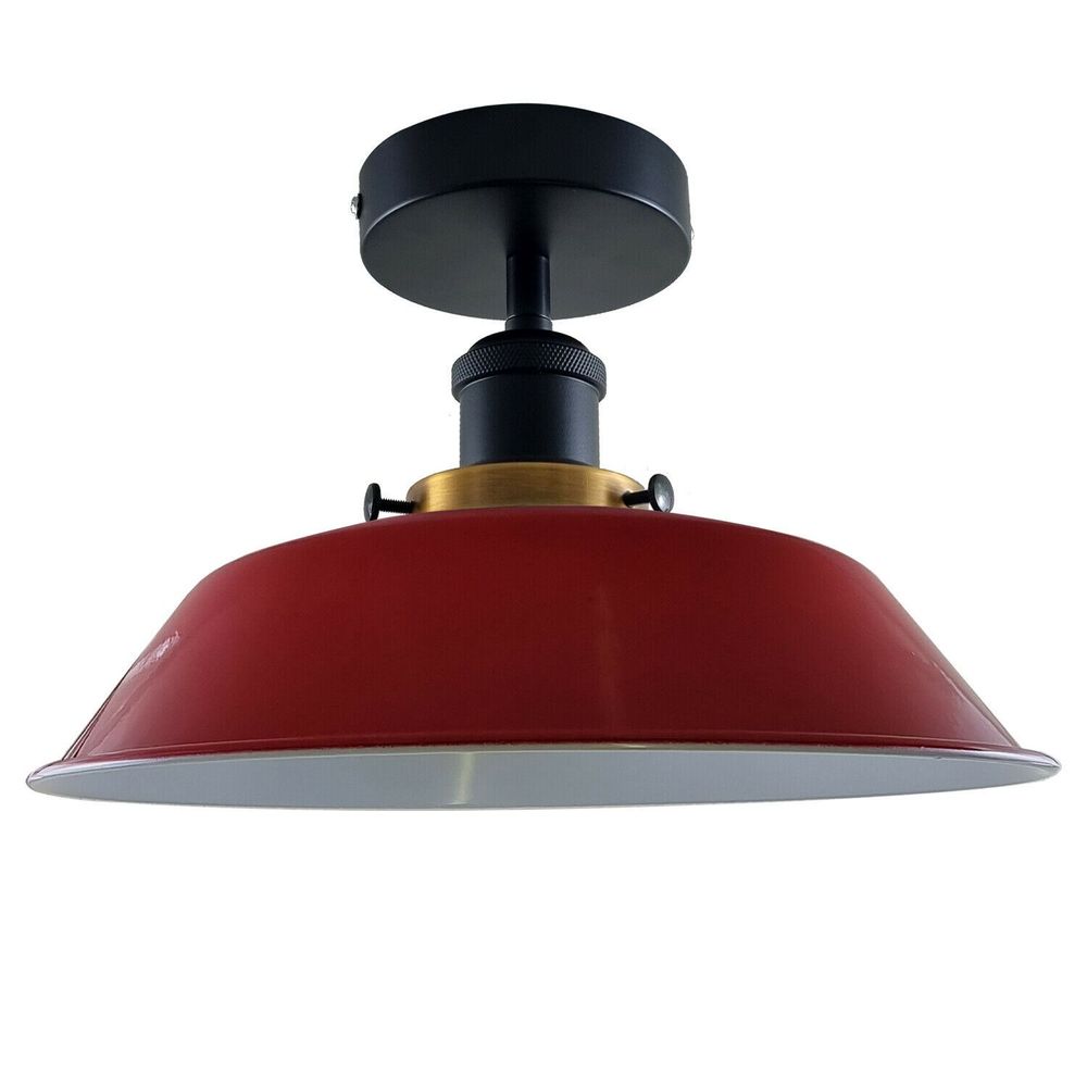 Modern Industrial Ceiling Light Fitting Flush Mount Light Metal Indoor Light