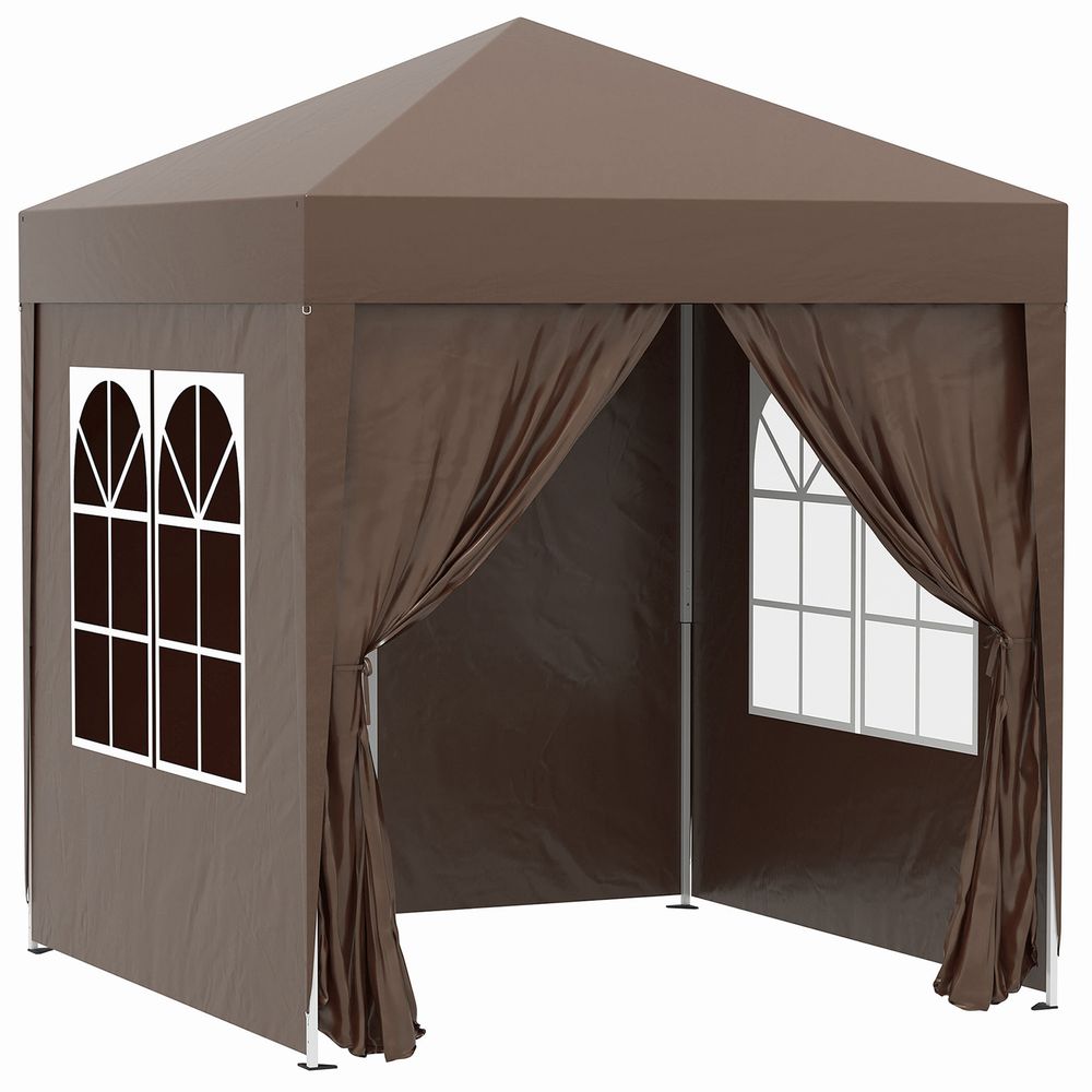 2x2m Garden Pop Up Gazebo Marquee Party Tent Wedding Awning Canopy