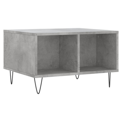 vidaXL Coffee Table Concrete Grey 60x50x36.5 cm Engineered Wood