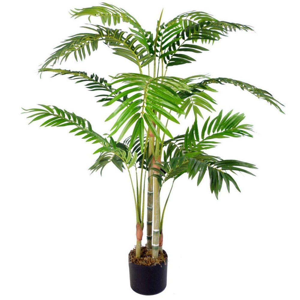 120cm Leaf Design UK Large Realistic Artificial Palm Tree