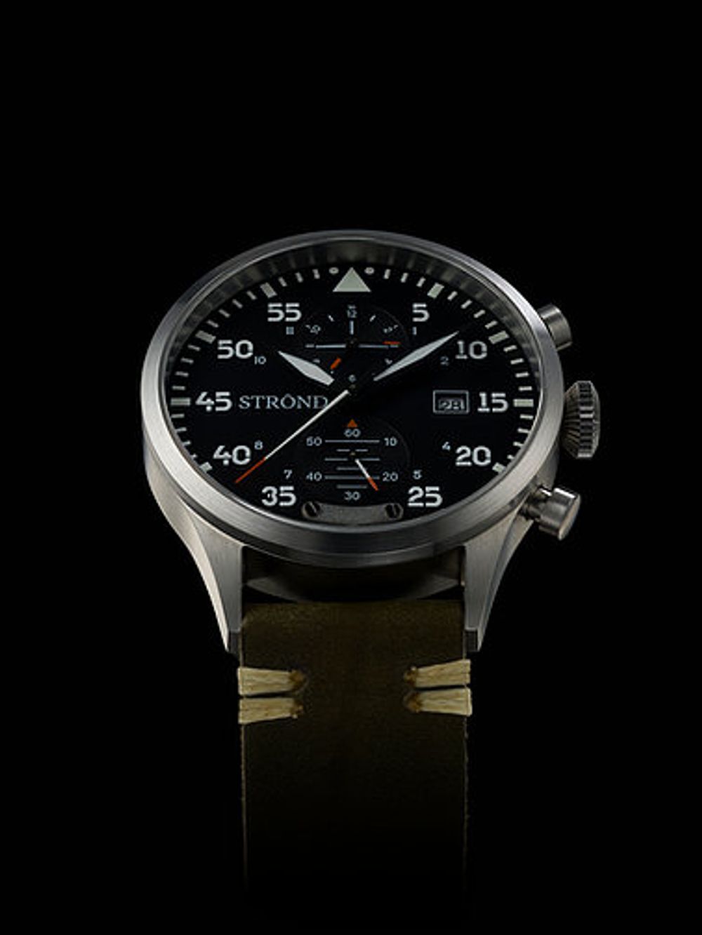 Strond DC-3 MKll aviation Swiss movement all steel