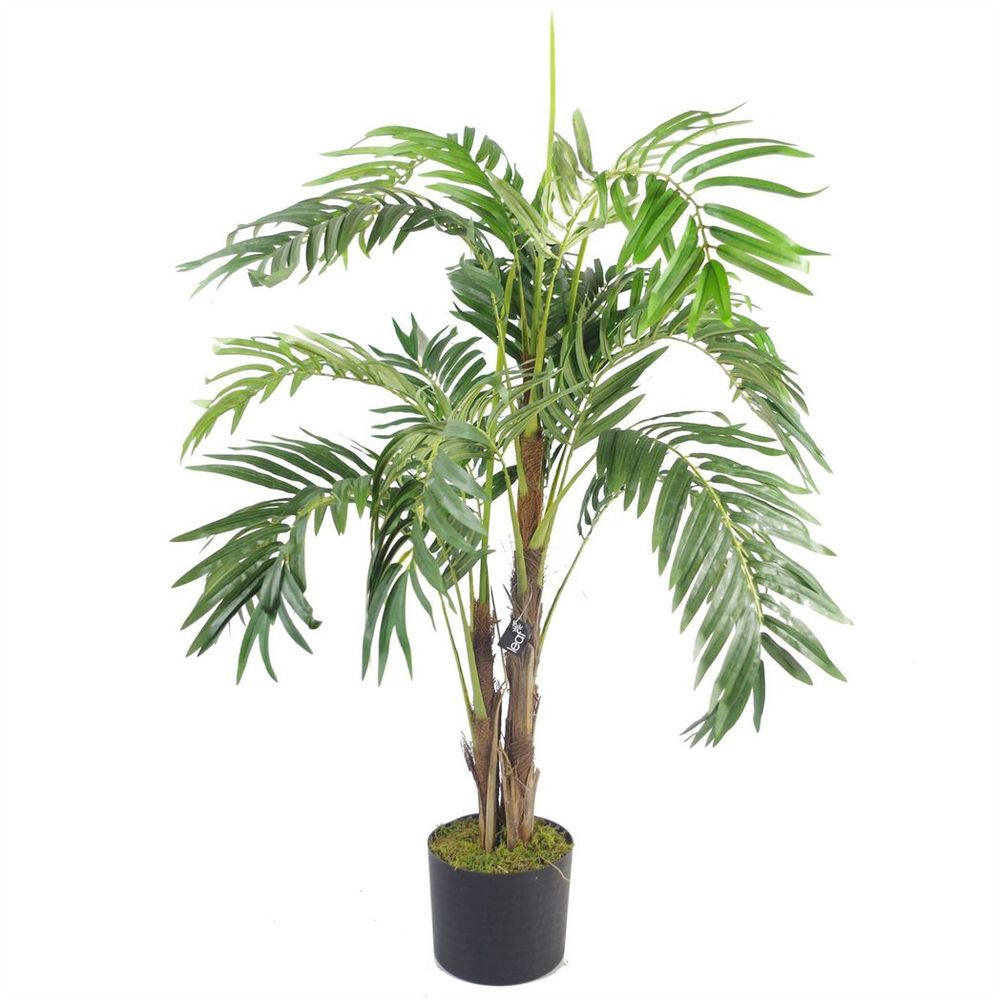 120cm Realistic Artificial palm tree with pot with Copper Metal Planter