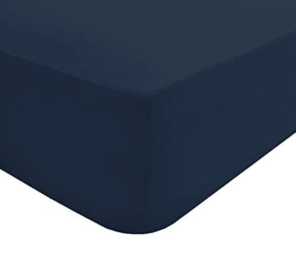 68 PICK FITTED SHEETING NAVY SB