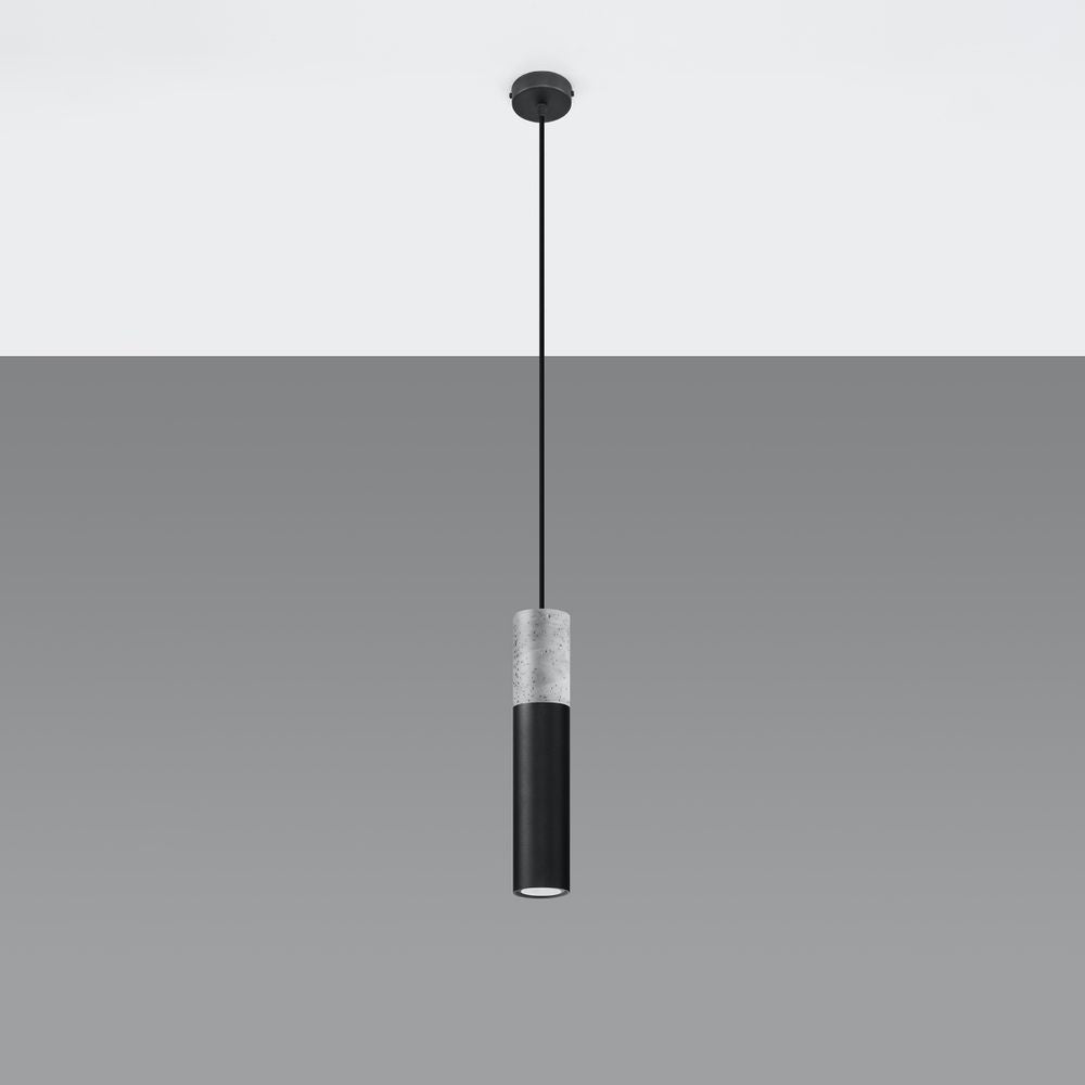 Pendant lamp Steel, concrete Borgio modern Design GU10