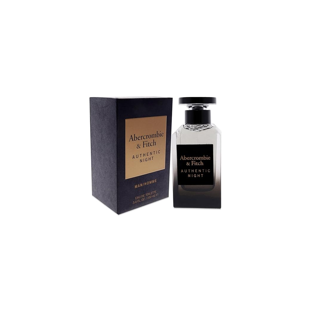 Abercrombie & Fitch Authentic Night Man  Eau De Toilette Spray 100ml