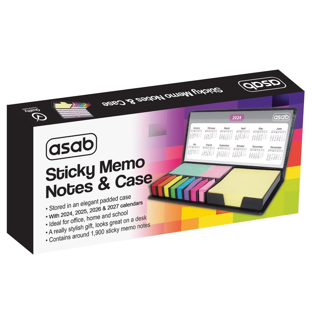 4X Sticky Notes Memo Desk Calendar Set 2017-2020