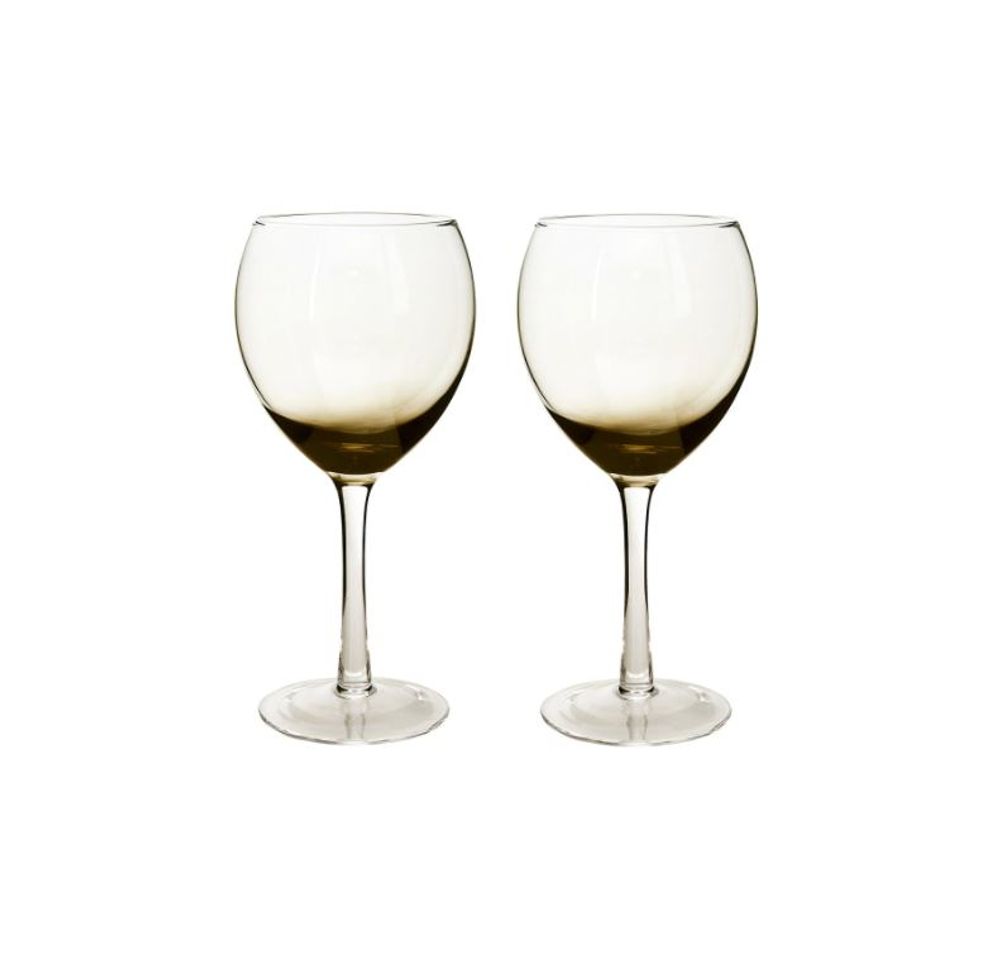 Denby Halo/Praline Red Wine Glasses (Pack Of 2)