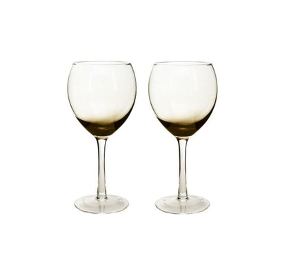 Denby Halo/Praline Red Wine Glasses (Pack Of 2)