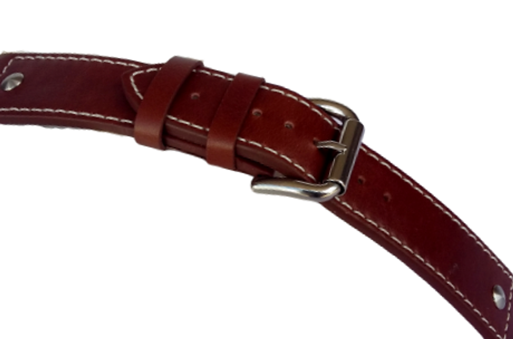 Strond DC-3 Vintage Italian Leather Watch Strap Quick Release Spring Bar