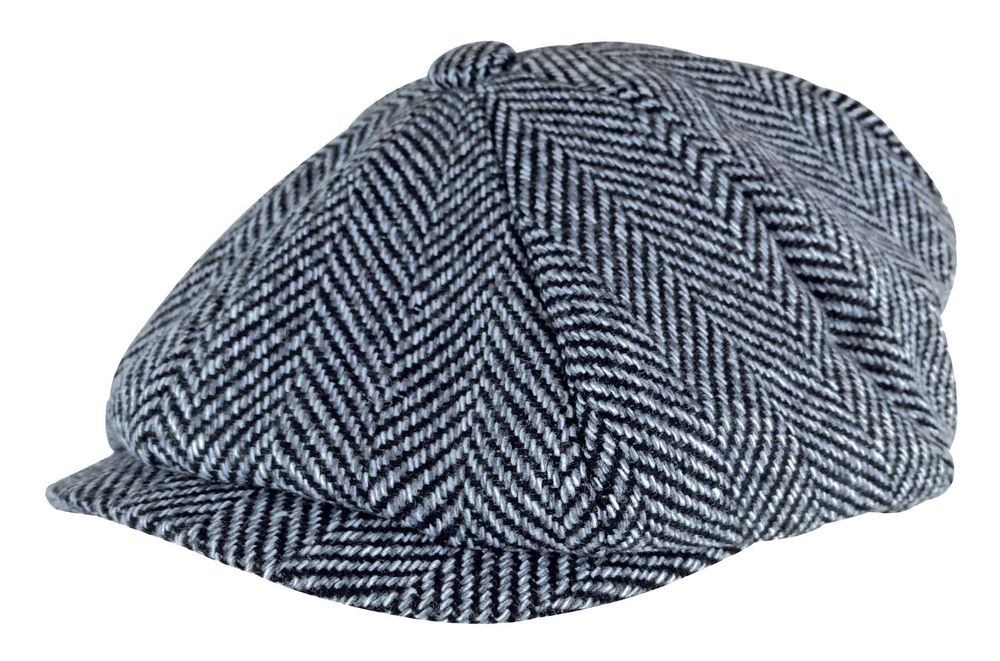 Mens Thinsulate Lined Wool Newsboy Hat