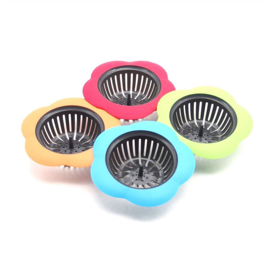 Flower Sink Plug Drain Strainer - Available in 4 Colours