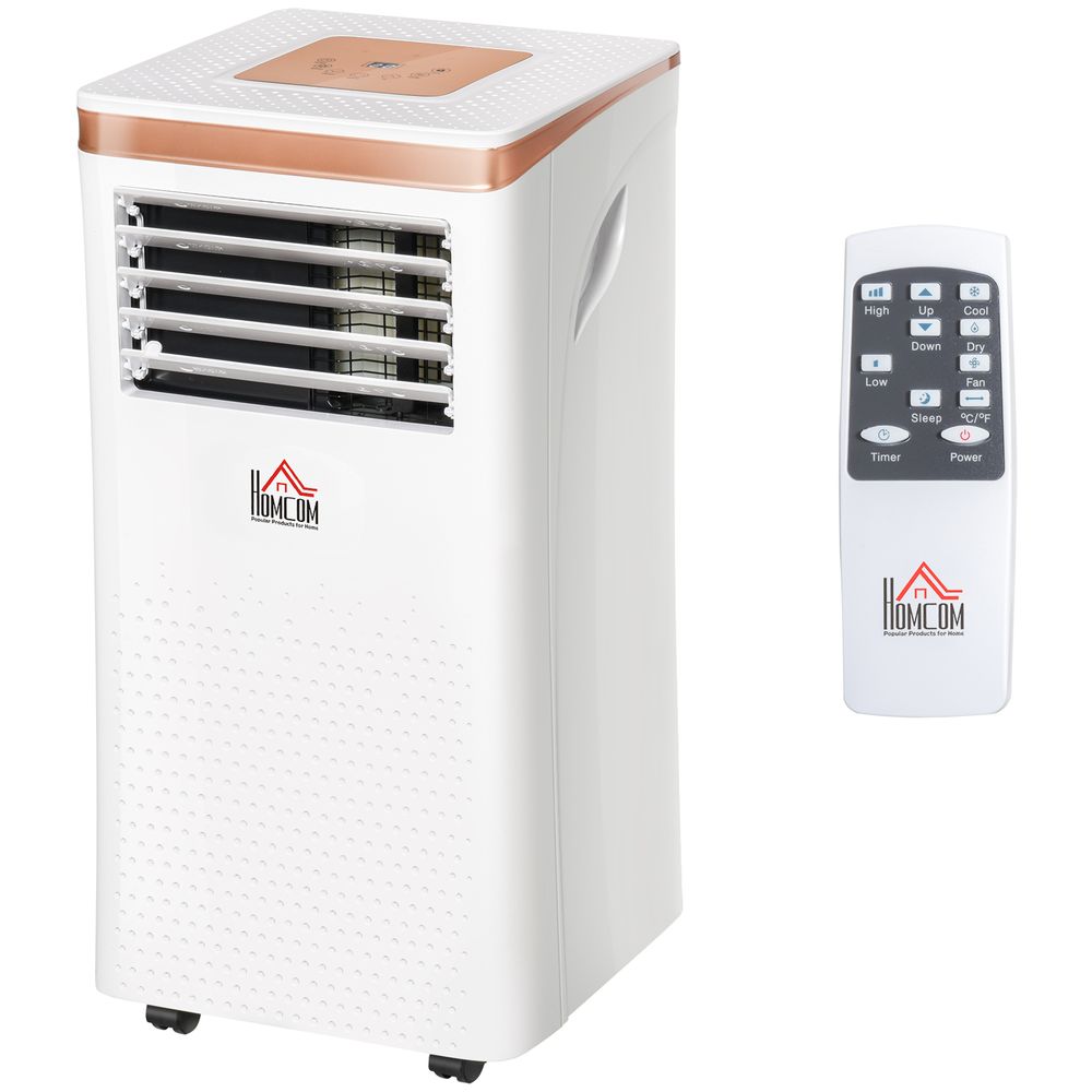 HOMCOM 10000 BTU Portable Air Conditioner 4 Modes LED Display Timer Home Office