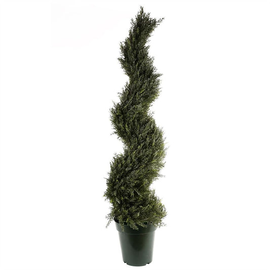 120cm UV Resistant Cypress Spiral Tree 1848 Leaves