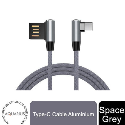 Aquarius Flexible And Wrest Resistant Universal Type-C Aluminium Cable