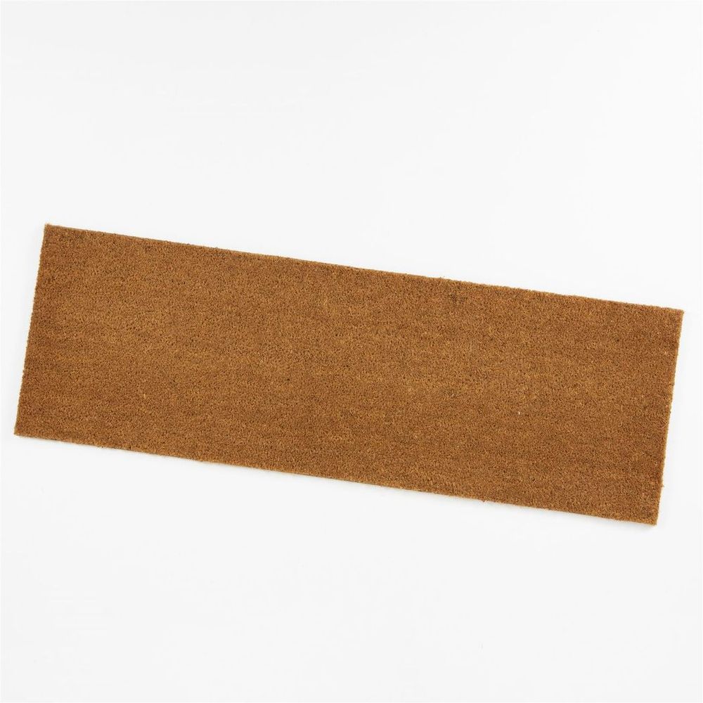 Astley Plain PVC Backed Coir 40x120cm Natural Doormat