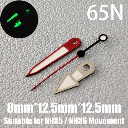 Watch Accessories Watch Hands NH35 Hands C3 Green  Luminous Suitable For NH35/NH36 Movement 39N-93N