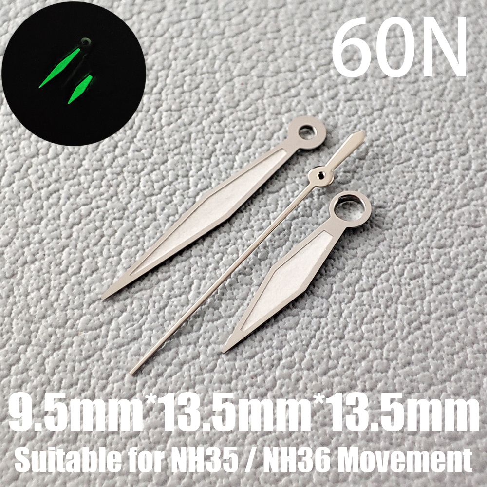 Watch Accessories Watch Hands NH35 Hands C3 Green  Luminous Suitable For NH35/NH36 Movement 39N-93N