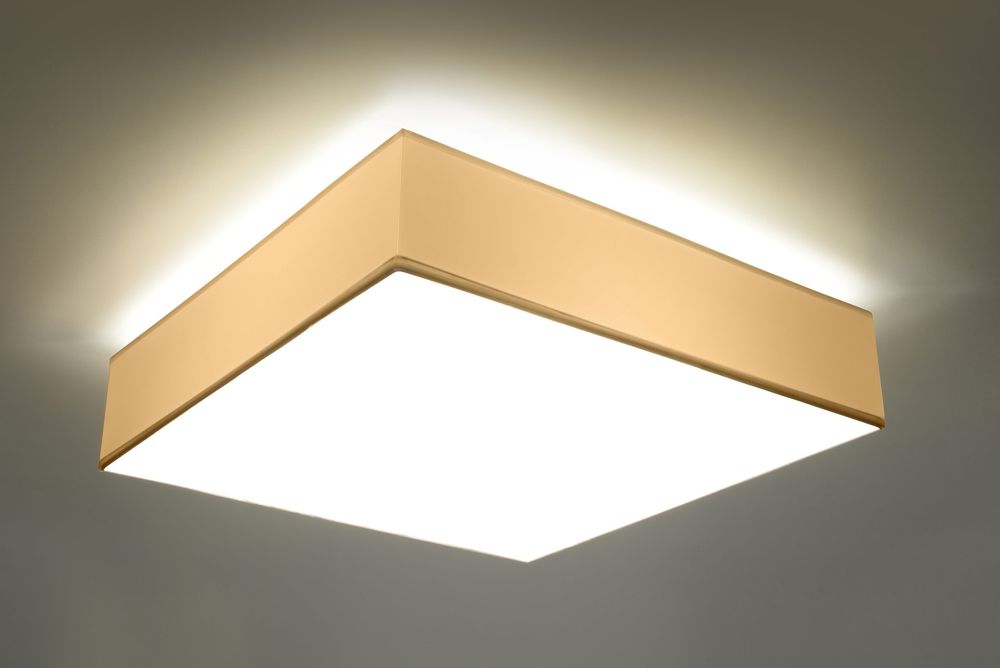 Ceiling Lamp HORUS 45 White Square Shape Loft Design LED E27