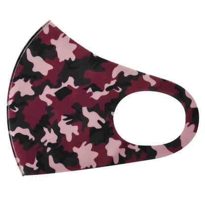 Reusable Womens Face Mask PMS-755035 AS-05374 PINK CAMOUFLAGE