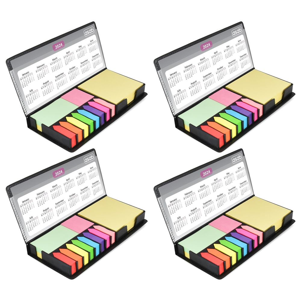 4X Sticky Notes Memo Desk Calendar Set 2017-2020