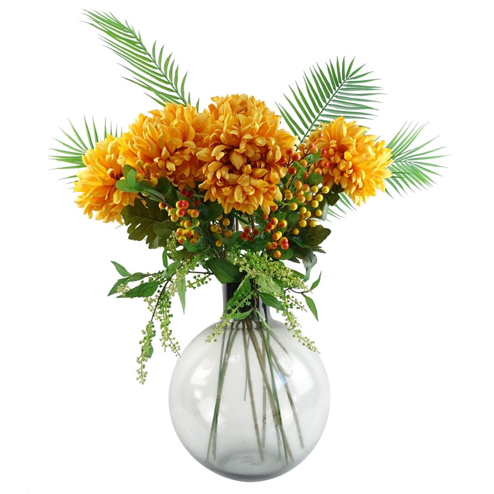 75cm Extra Large Reflex Chrysanthemum - Gold