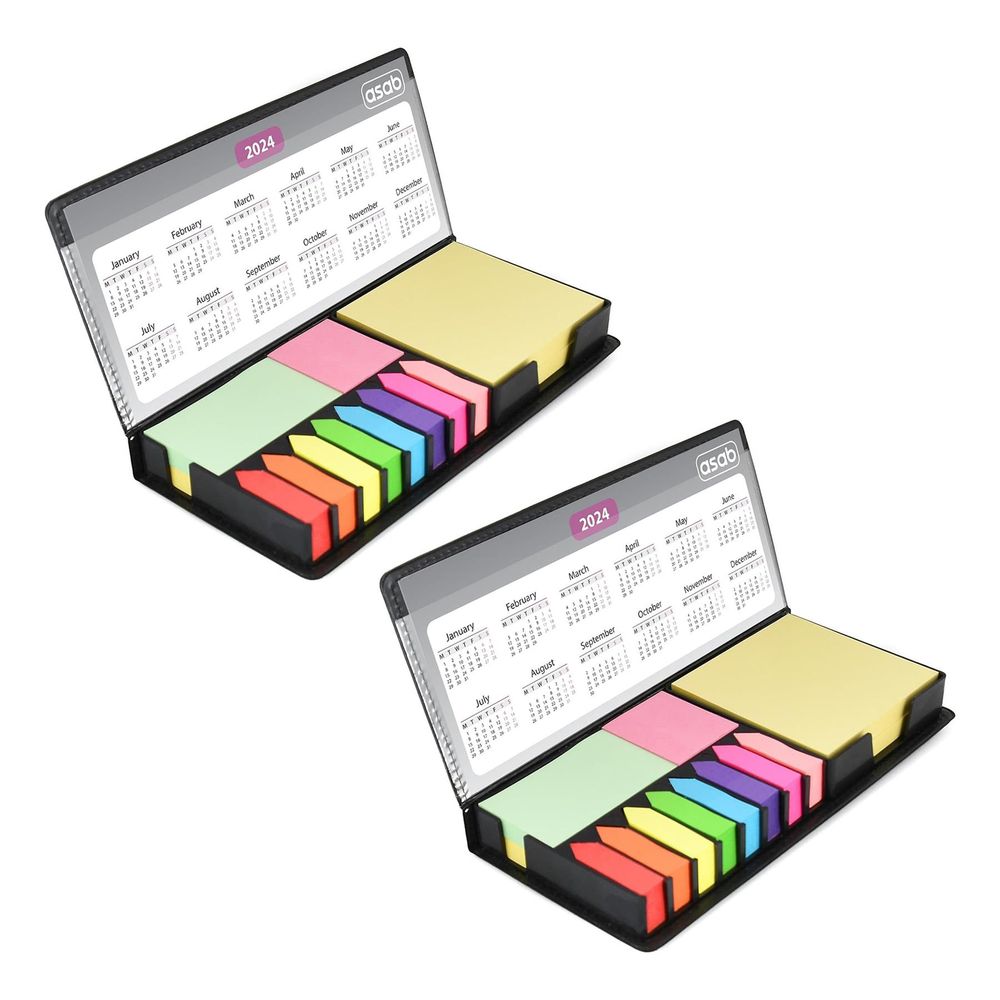 2X Sticky Notes Memo Desk Calendar Set 2017-2020