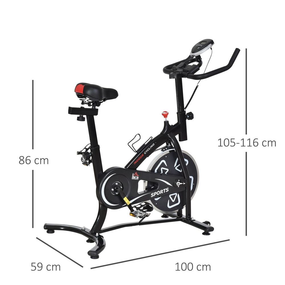 Exercise Training Bike Indoor Cycling Bicycle Trainer LCD Monitor