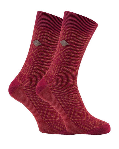 Farah 1920 - 2 Pairs Mens Aztec Socks